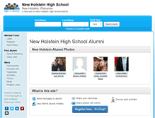 Tablet Screenshot of newholsteinhighschool.com